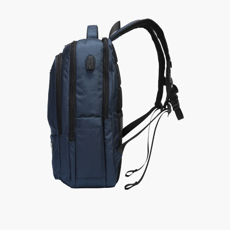 أطلس Solid Backpack in Navy for Men